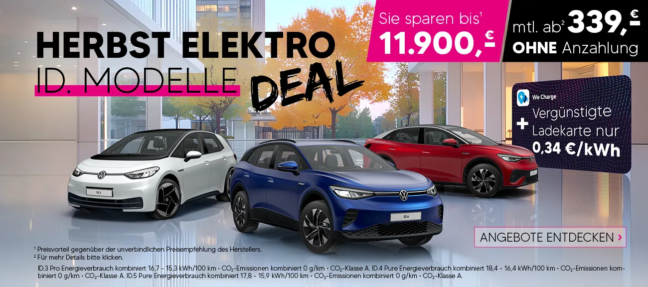 VW ID. Leasing Preisvorteil