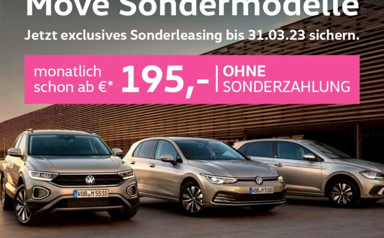  VW Move Sondermodelle