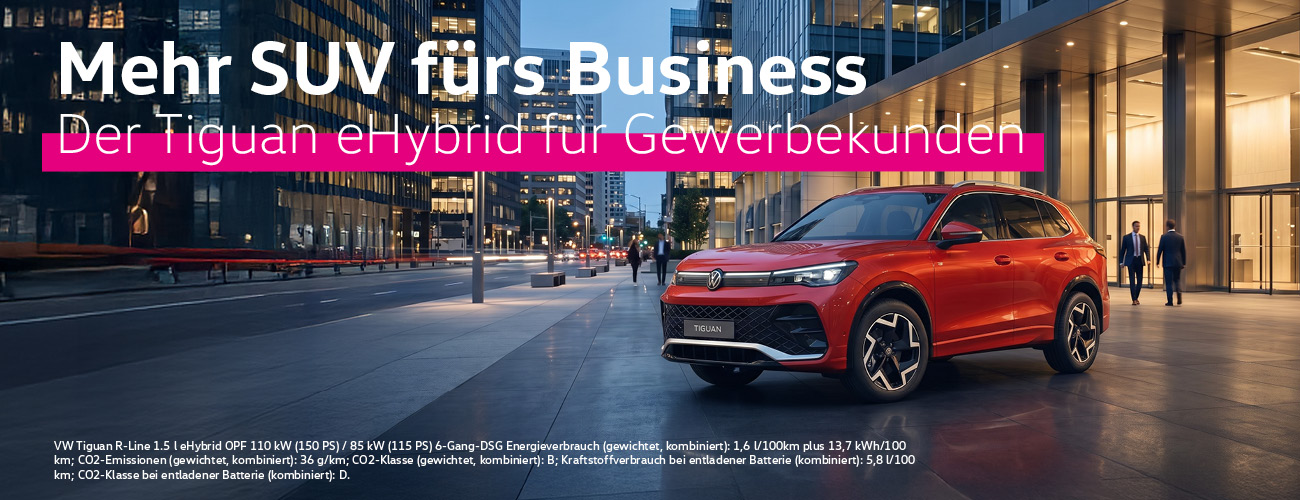 HEADER Tiguan eHybrid Aktion