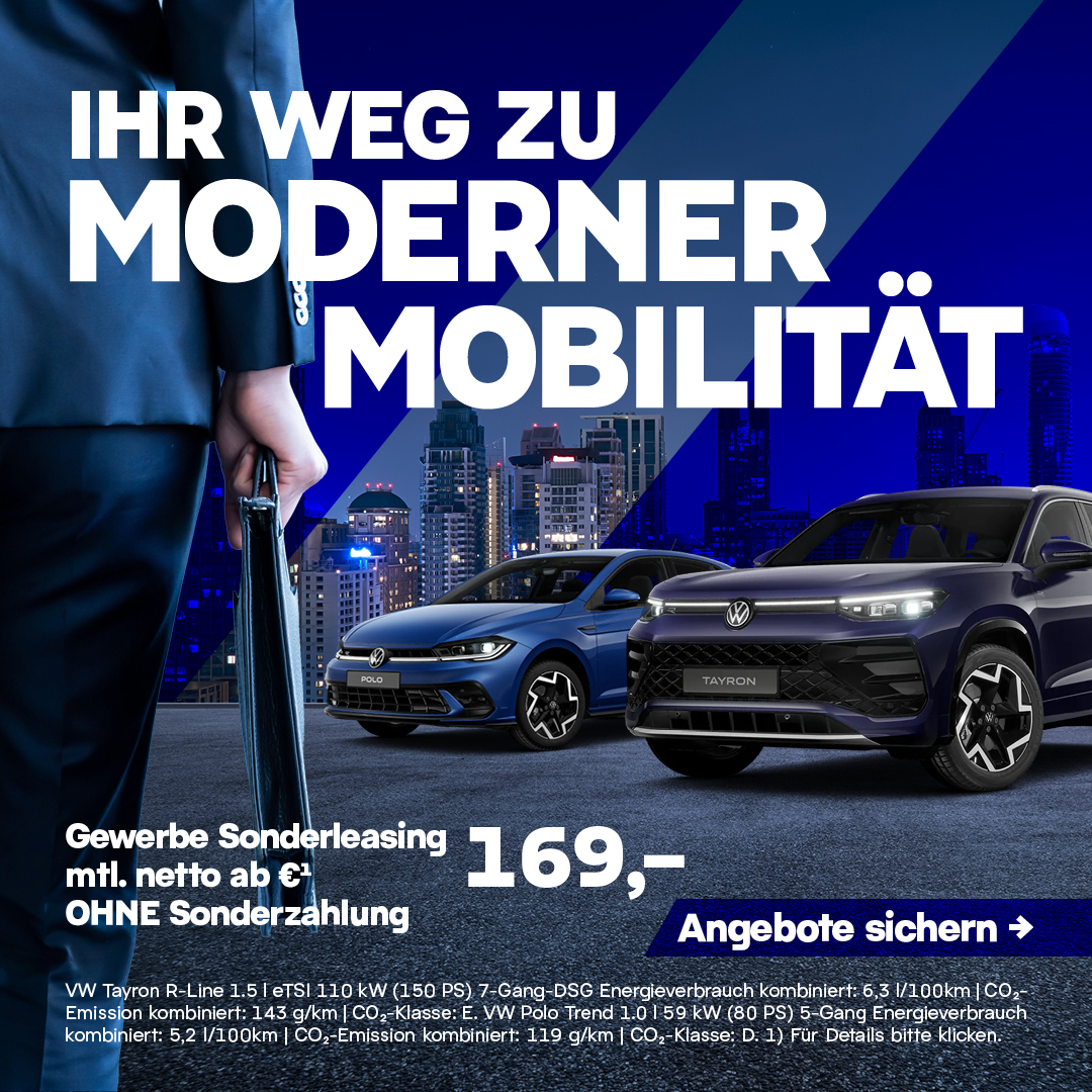 VW Gewerbeleasing Aktion VW Gewerbeleasing Aktion